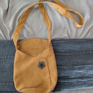 Mustard Yellow Crossbody Water Bottle Holder